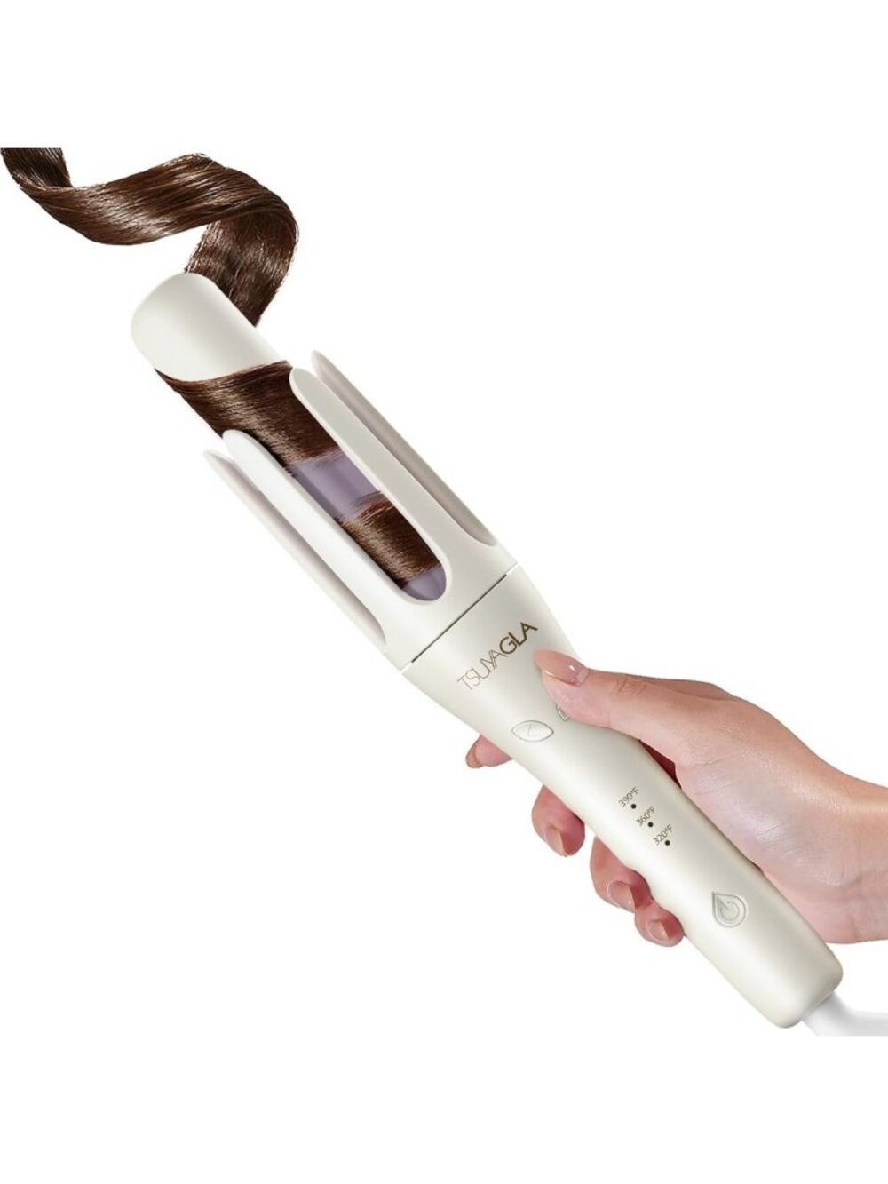 Automatic Curling Iron 1.25" - 2-Way Rotation Hair Curler for Effortless Waves